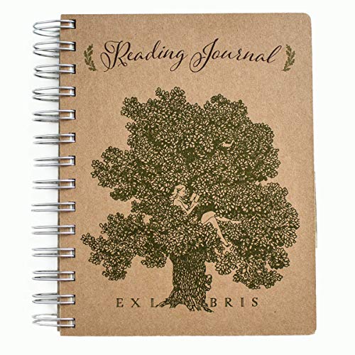 Personalized Reading Journal for Book Lovers - 80 Page Book Journal Notebook for Women & Men - Perfect for Book Tracking, Reading Challenges & Gift Ideas