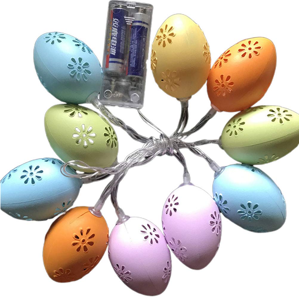 INOOMP Easter LED Fairy Lights Set - Window Hanging Decor, Tree Ornaments & Egg Lights for Easter Home Decorations | Perfect for Indoor/Outdoor Easter Party, Spring Festival & Holiday Lighting