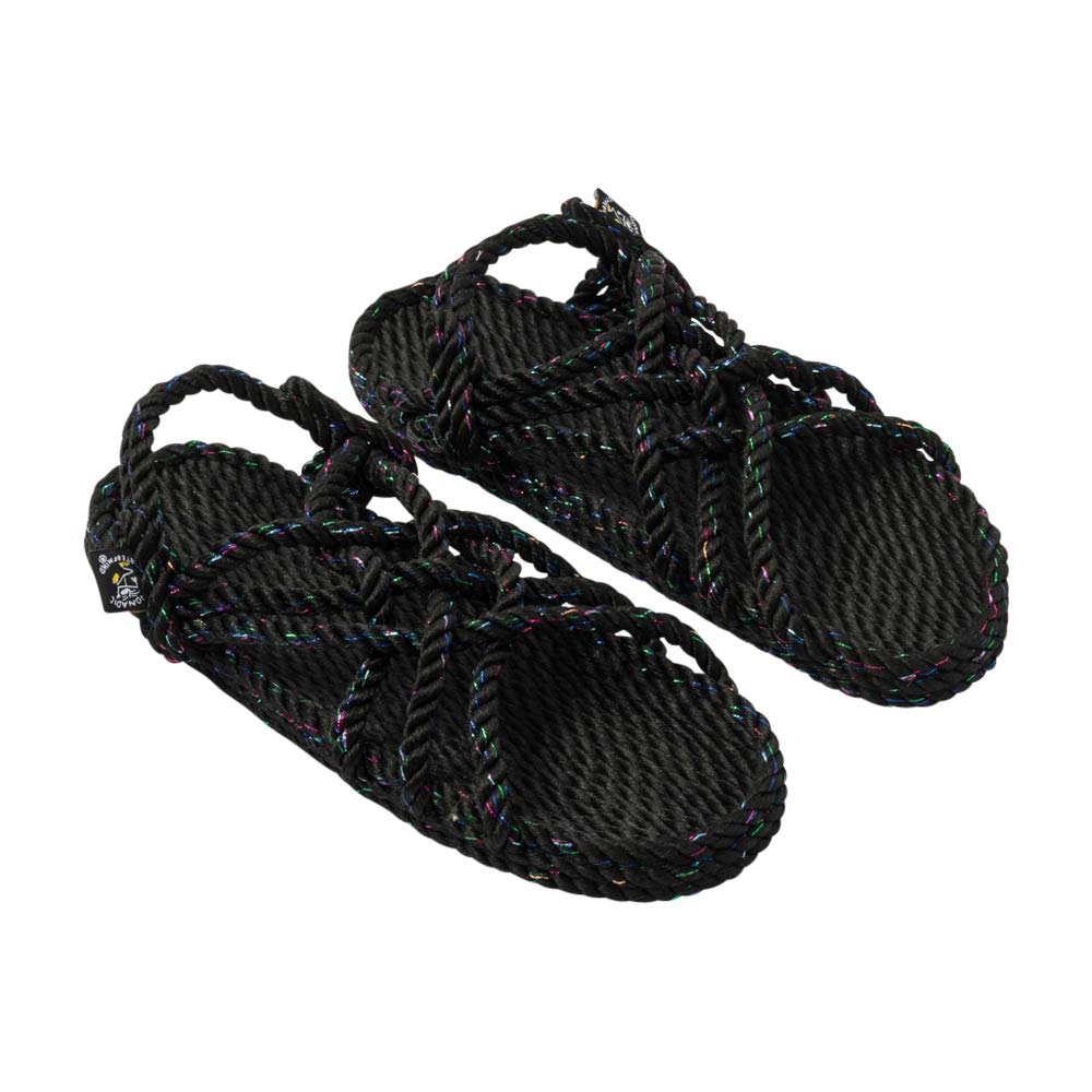 Handmade Nomadic State of Mind Rope Sandals - Unisex Jesus Shoes for Men & Women | Comfortable Straw Sandals for Beach, Travel & Summer Outfits