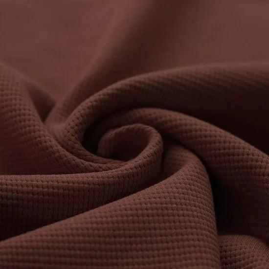 Premium Cotton Waffle Knit Blanket - Soft Light Brown Throw for Cozy Home Decor | Perfect for Sofa, Bed & Winter Nights