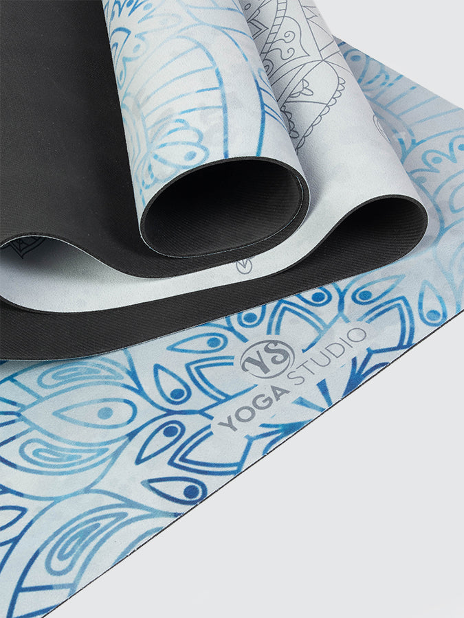 Eco-Friendly Vegan Suede Microfiber Yoga Mat 4mm - Non-Slip, Cushioned for Hot Yoga, Pilates & Home Workouts - Perfect for Beginners & Professionals