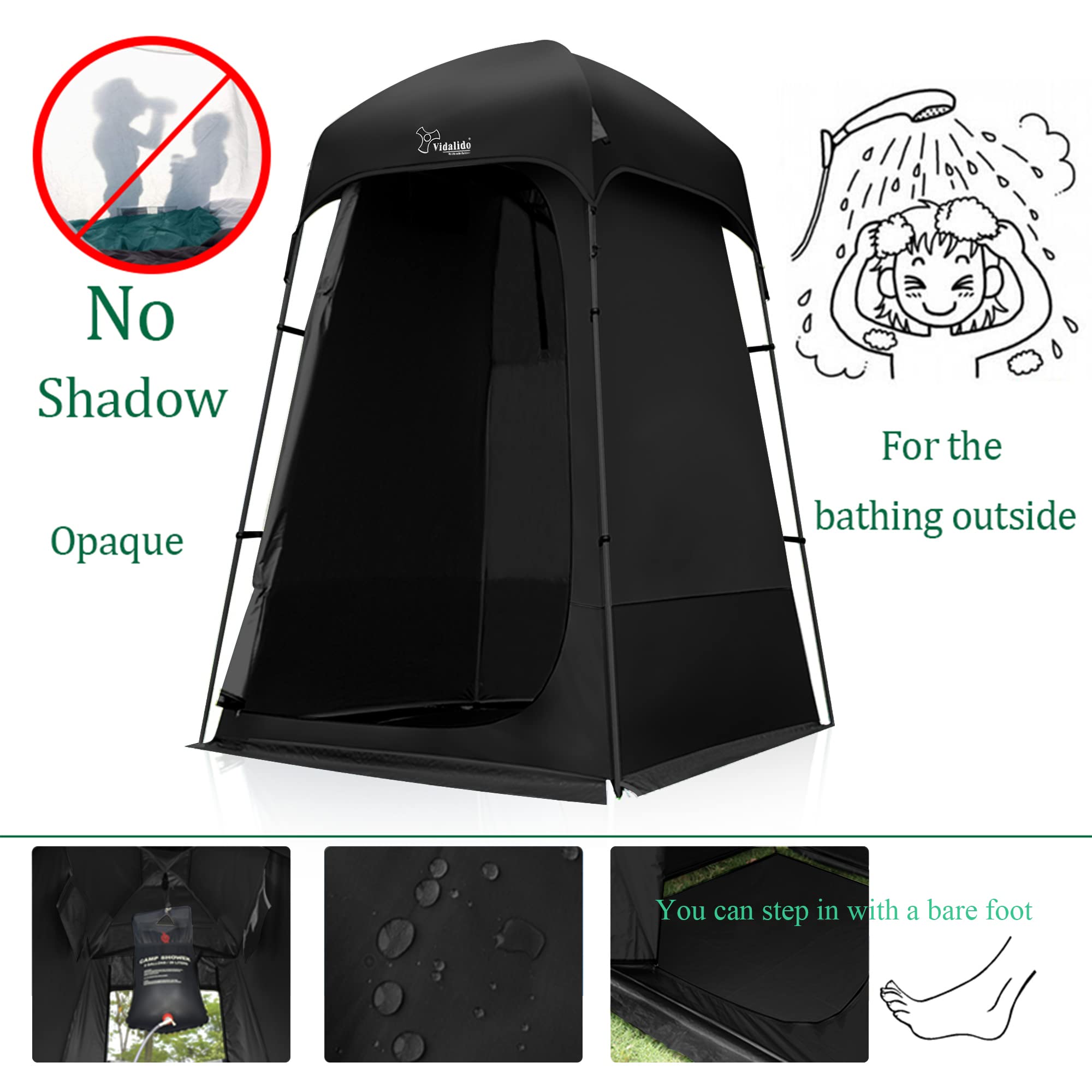 Portable Outdoor Shower Tent & Changing Room - Waterproof Camping Privacy Shelter for Beach, Pool, RV & Backpacking | Perfect for Camping, Hiking & Outdoor Adventures
