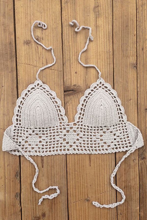 Solid Color Sexy Halterneck Knitted Vest for Women - Summer Fashion Crop Top, Beachwear & Party Outfit