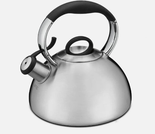 CUISINART Stainless Steel Stovetop Tea Kettle with Whistling Lid - 2 Quart Capacity - CTK SS9 - Perfect for Boiling Water for Tea, Coffee & Hot Beverages at Home or Office