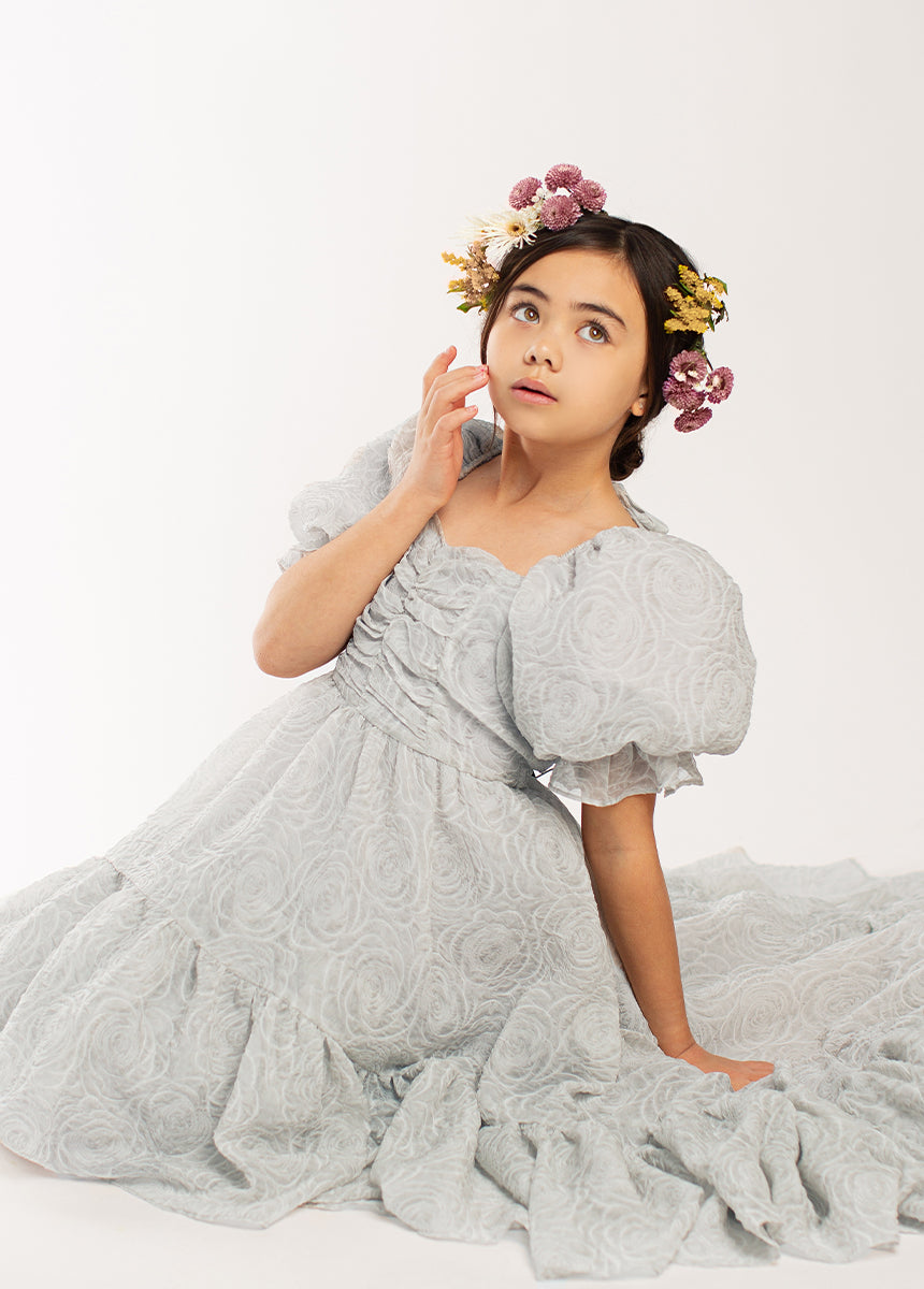 Shwaney Impact Dress in Smoke - Elegant Women's Party & Evening Gown for Weddings, Cocktail Events & Special Occasions