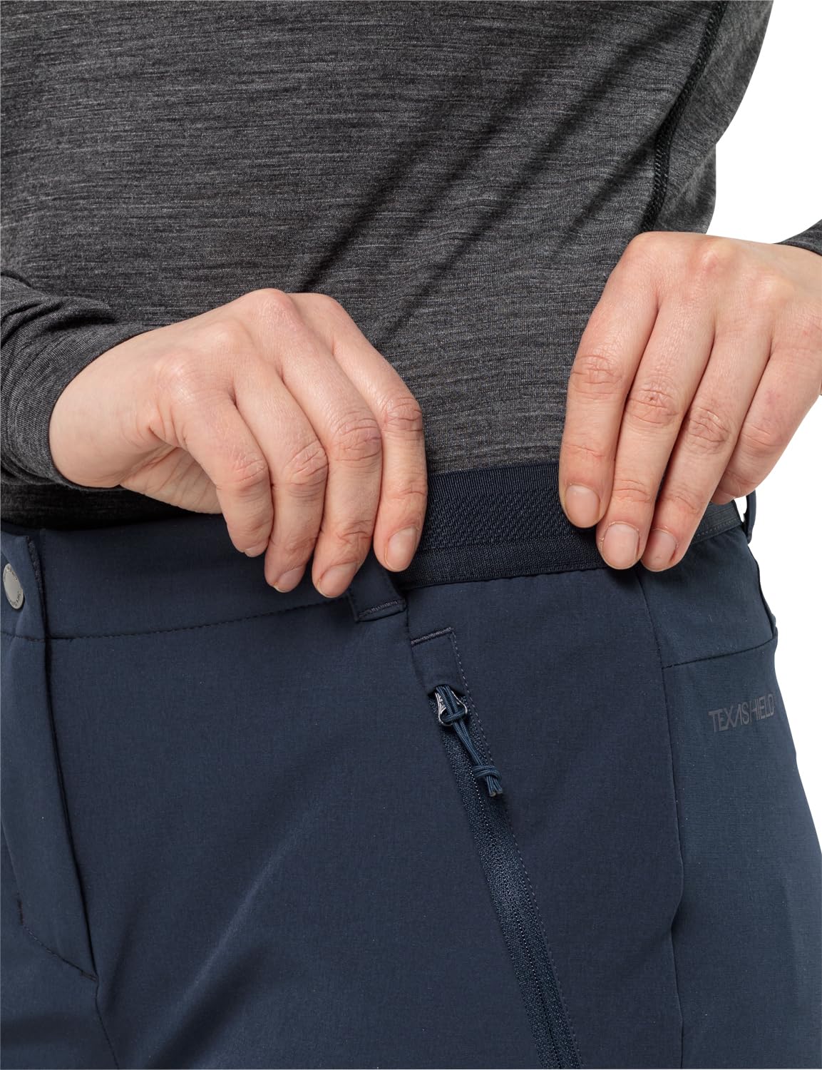 Jack Wolfskin Women's Geigelstein Hiking Pants - Lightweight Waterproof Outdoor Trousers for Hiking, Camping & Travel Adventures