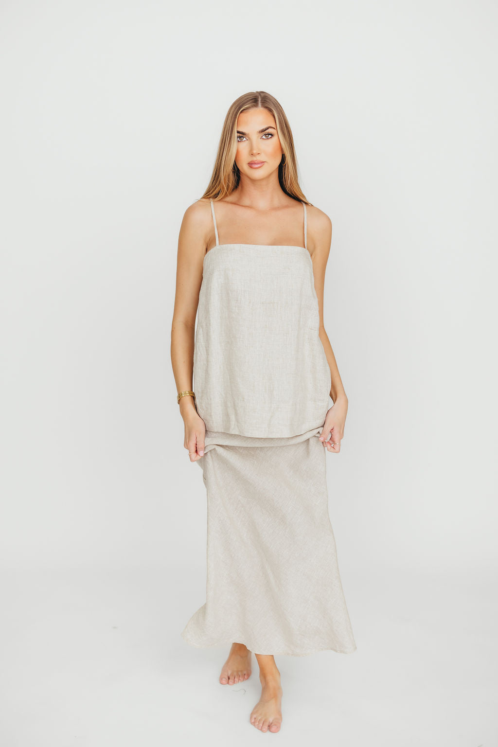Julieta 100% Linen Top - Breathable Woven Linen Shirt for Women | Perfect for Summer Outfits, Beach Vacations & Casual Wear