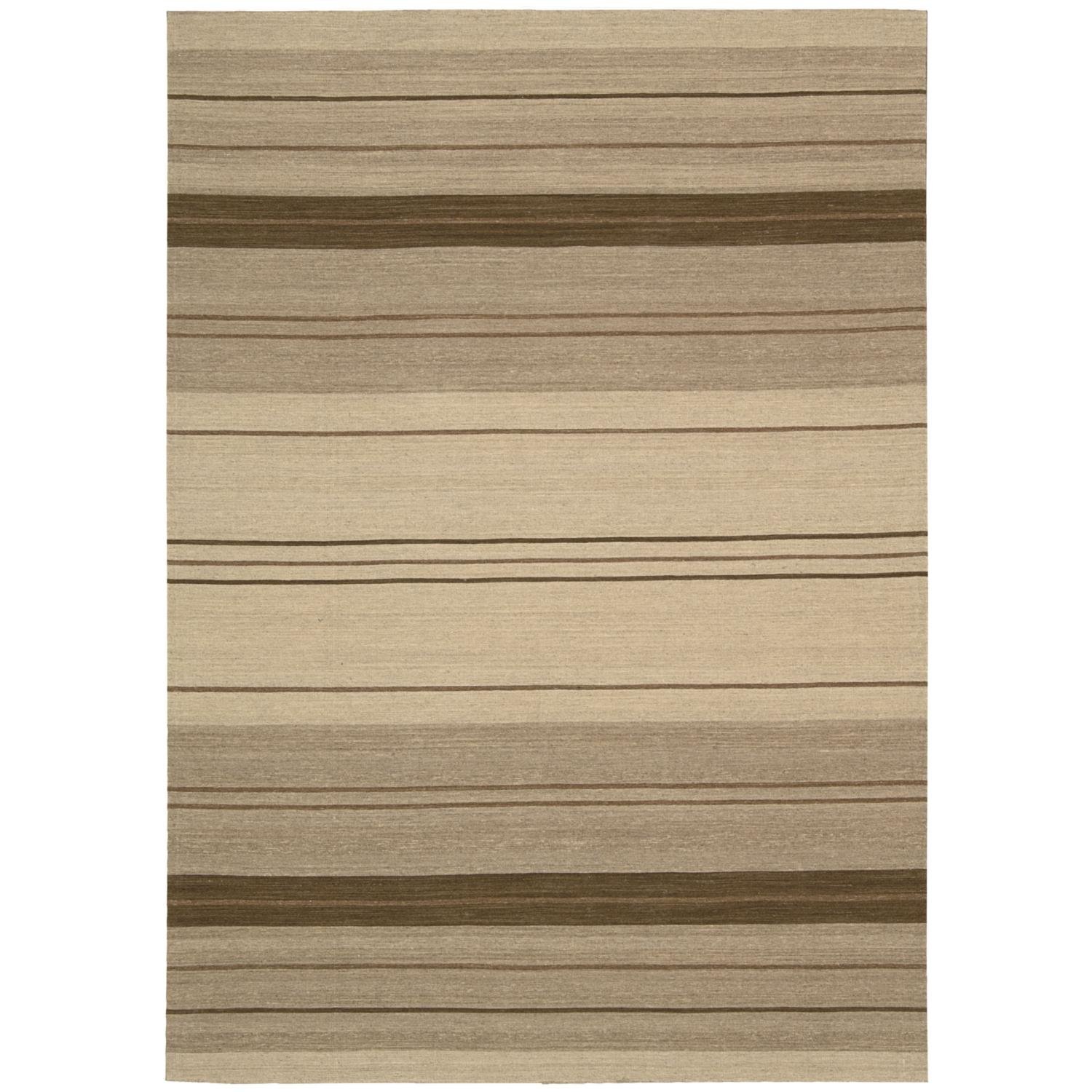 Kathy Ireland Home Griot Striped Clove 8' x 10'6