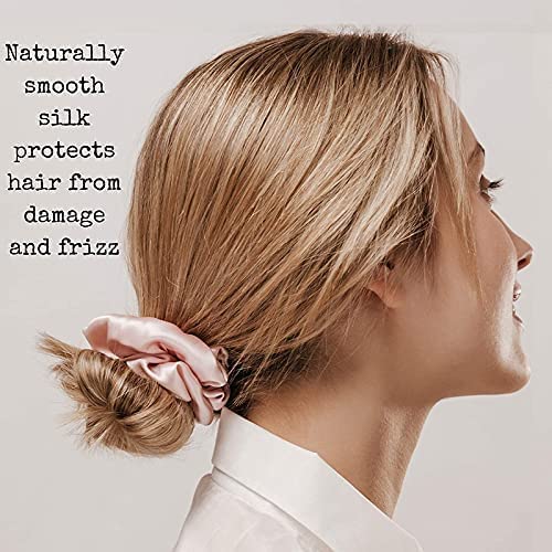 PRIAYAN 12 Pcs Floral Hair Scrunchies - Soft Ponytail Holders & Hair Ties for Women Girls, Perfect for School, Work, Gym, Party & Everyday Use - Cute Hair Accessories Gift Set