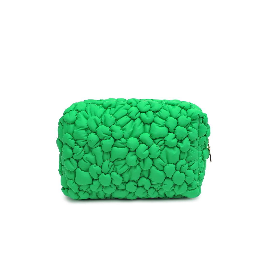 Flora Pop Nylon Cosmetic Pouch - Waterproof Makeup Bag for Travel, Gym & Daily Essentials | Cute Organizer for Toiletries, Brushes & Beauty Products