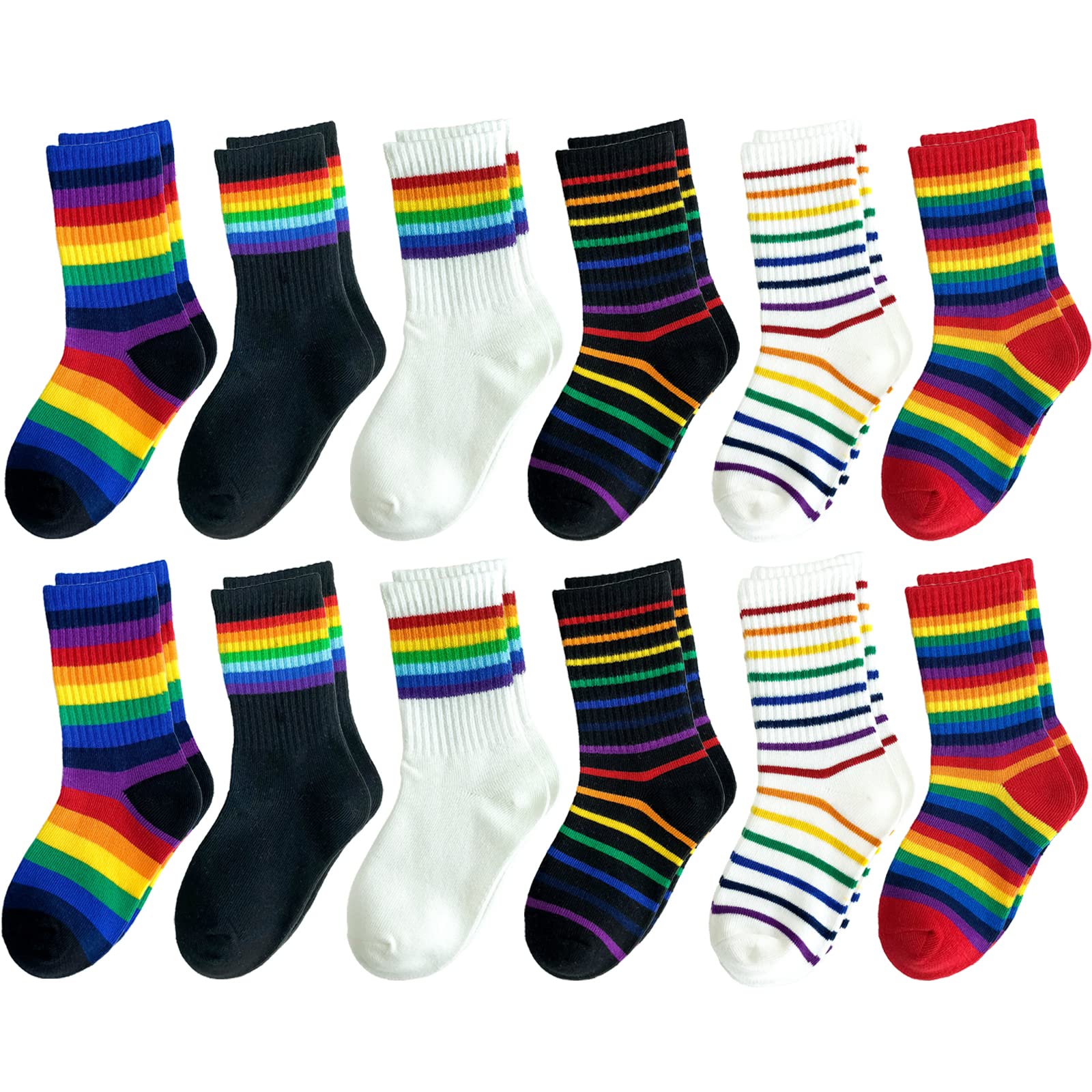 Aroveea Baby Socks 10/12 Pack - Soft Cotton Low Cut Toddler Socks for Boys & Girls (0-24 Months) - Perfect for Everyday Wear, Playtime & Gift Giving
