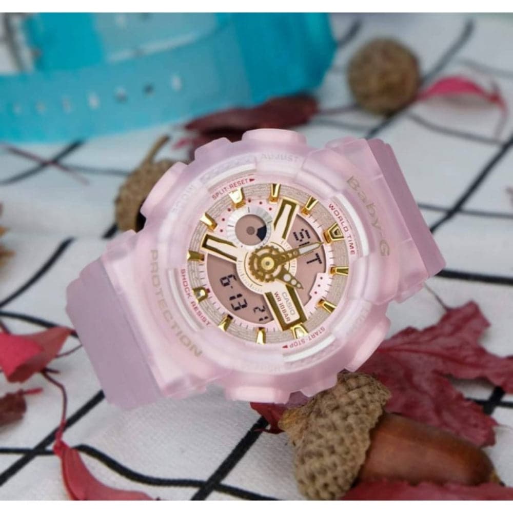 CASIO BABY-G BA-110SC-4ADR Women's Digital Sport Watch - Shock Resistant, Water Resistant for Swimming, Running & Outdoor Activities