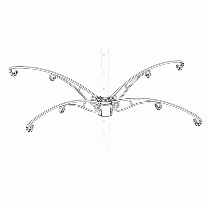 Brome Raccoon Buster Arm Kit - Heavy Duty Raccoon Deterrent Add-On for Bird Feeders | Perfect for Backyard Wildlife Protection & Pest Control
