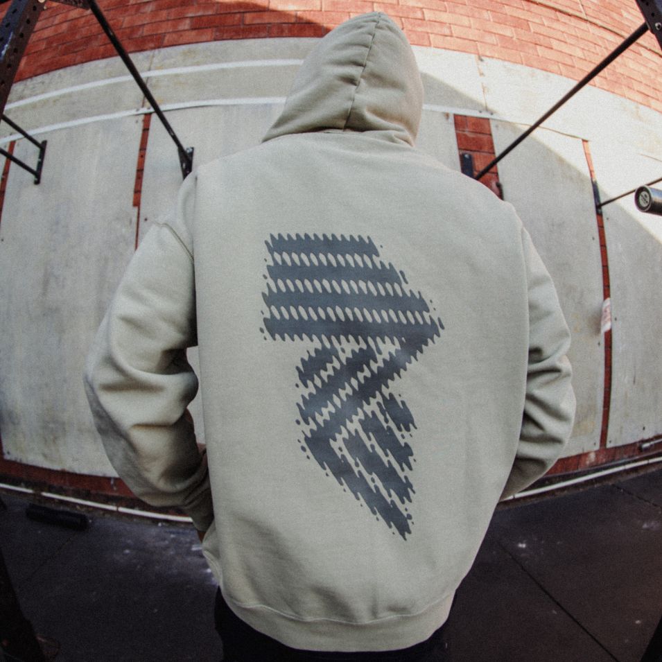 Crewneck Hooded Sweatshirt for Men & Women - Abbey Stone Color - Cozy Pullover for Casual Wear, Gym, and Outdoor Activities