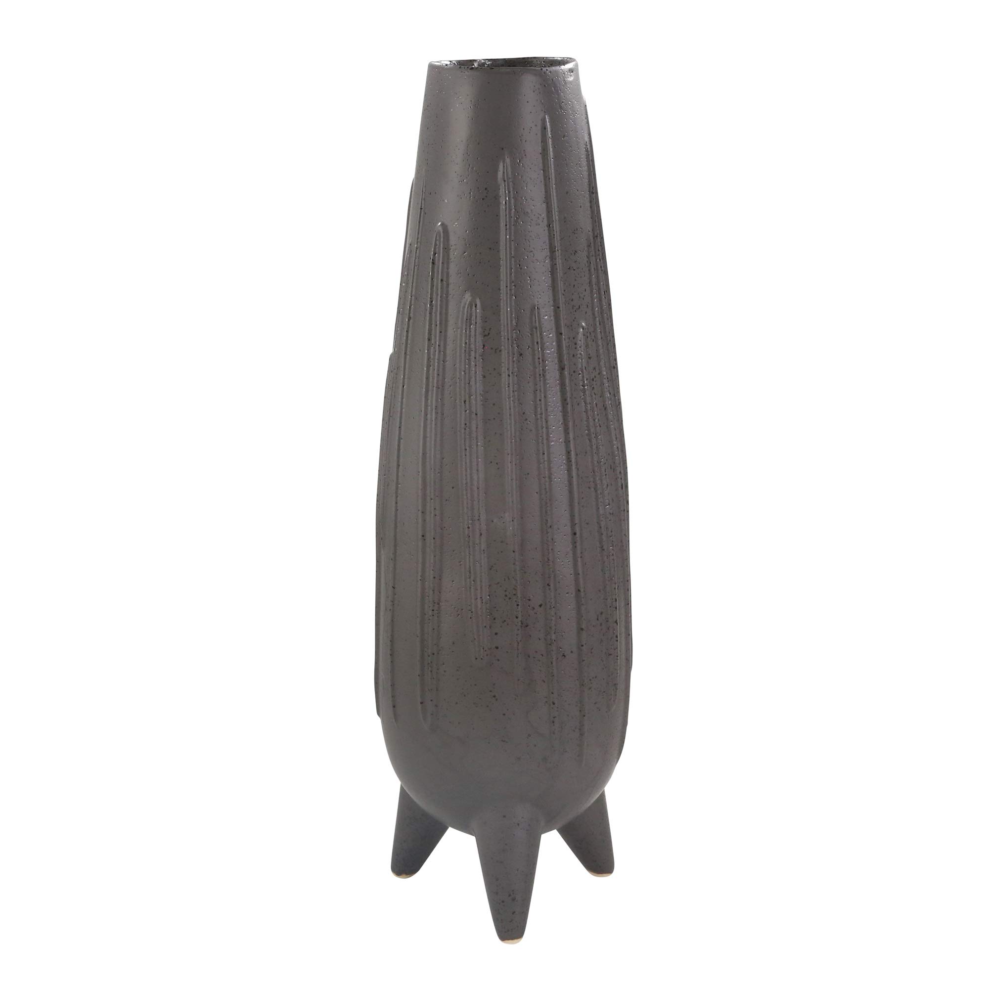 Sagebrook Home 23-Inch Ceramic Footed Vase 14159-03 - Elegant Home Decor for Living Room, Dining Table & Wedding Centerpieces