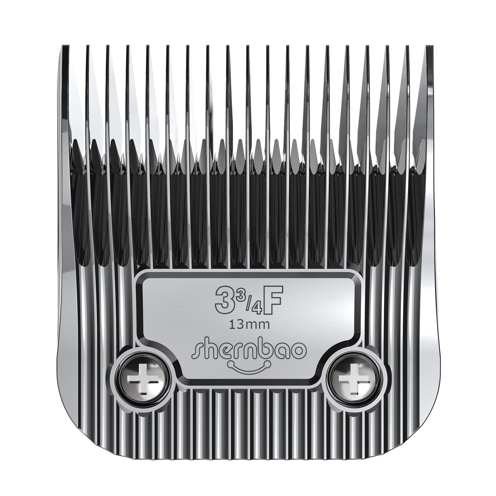 Shernbao A5 Style Detachable Pet Clipper Blades - Titanium Coated Ceramic & Stainless Steel - Compatible with Andis, Oster, Wahl A5 Clippers - Perfect for Professional Grooming & Home Pet Care