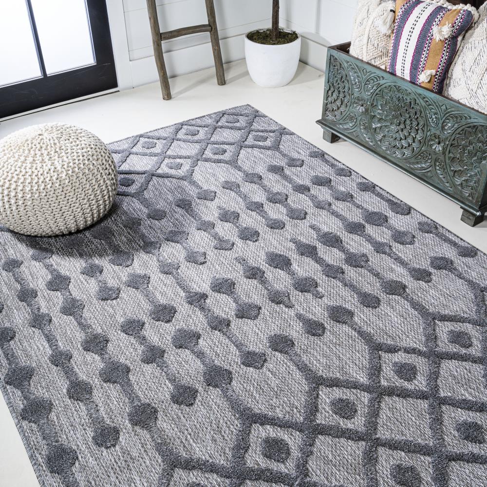 Peralta Moroccan Diamond Area Rug - Indoor/Outdoor Use - Perfect for Living Room, Bedroom, or Patio Decor