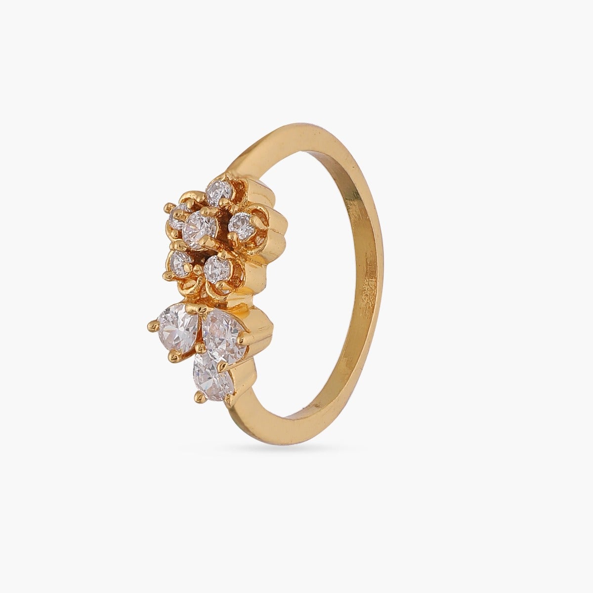 Elegant Blossom CZ Ring for Women - Cubic Zirconia Flower Jewelry - Perfect for Weddings, Parties & Everyday Wear