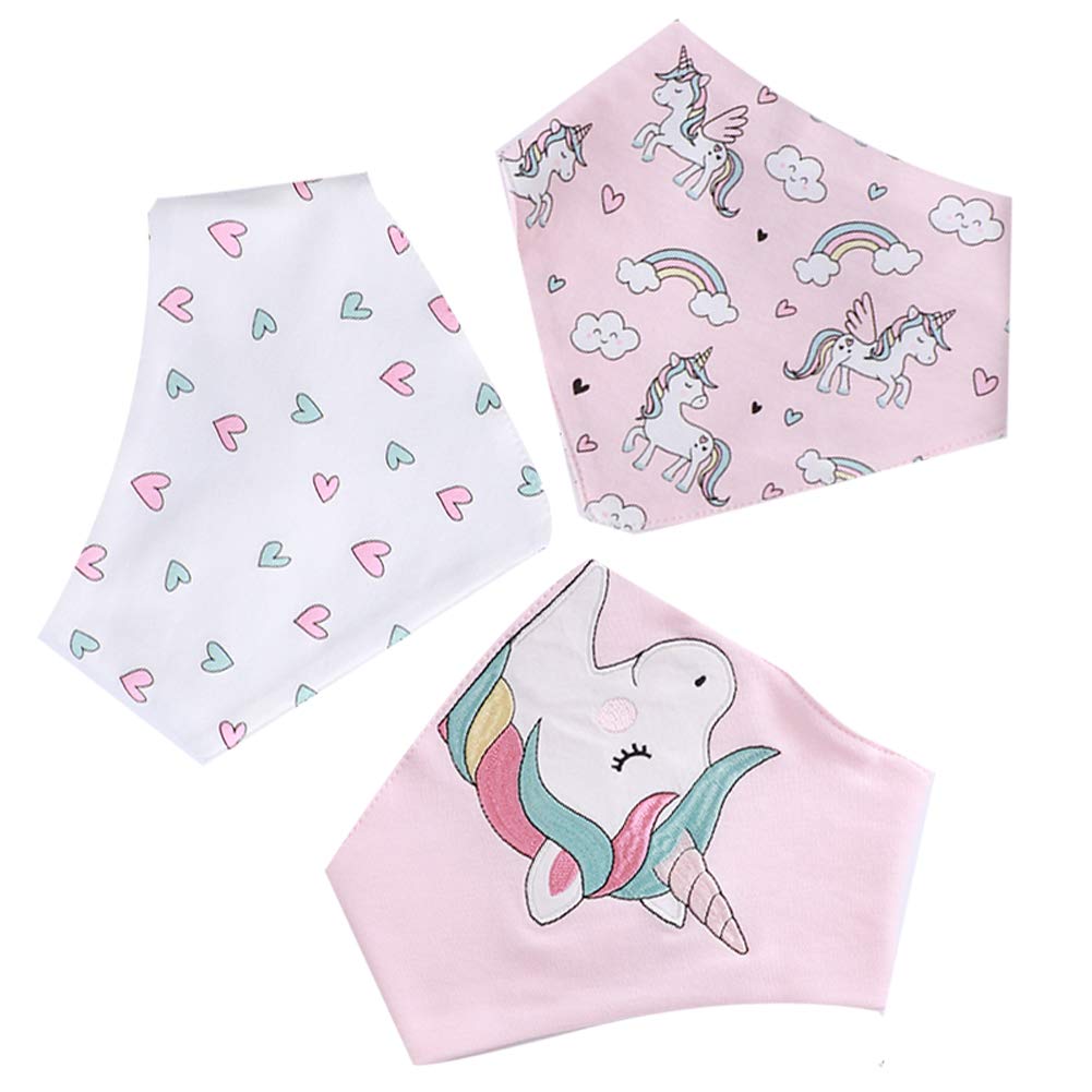 Jeanoko Cotton Baby Bib - Soft, Lightweight & Skin-Friendly for Infants & Toddlers - Perfect for Feeding, Mealtime & Messy Play at Home