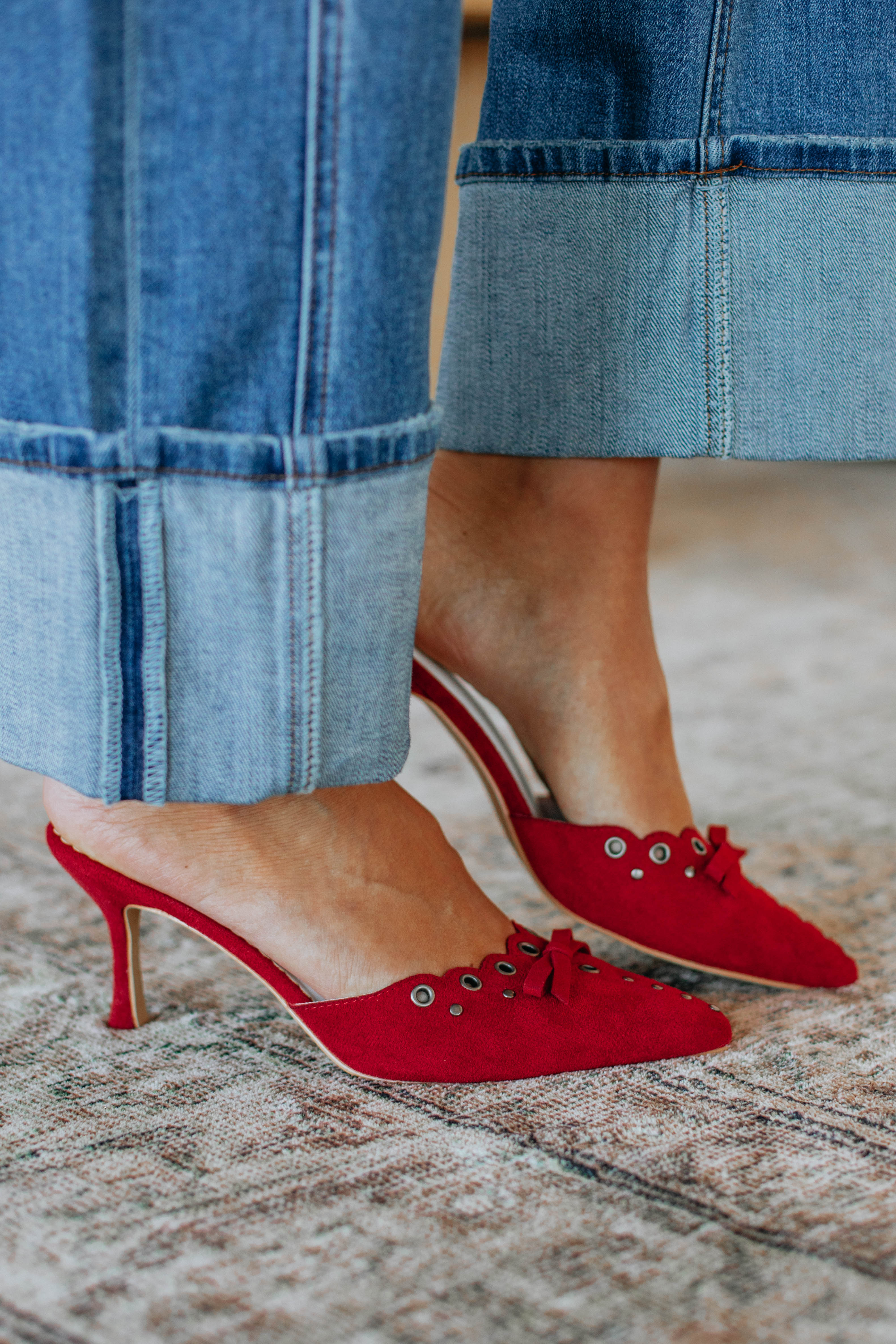 In My Moment Heels - Cherry Red High Heels for Women | Perfect for Parties, Weddings & Special Occasions
