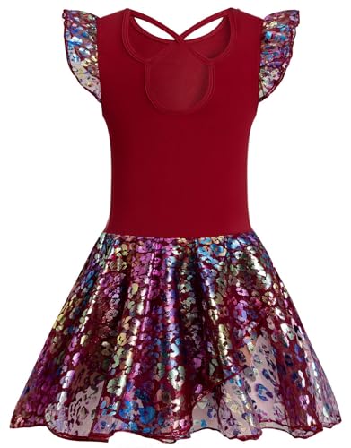 Burgundy Leopard