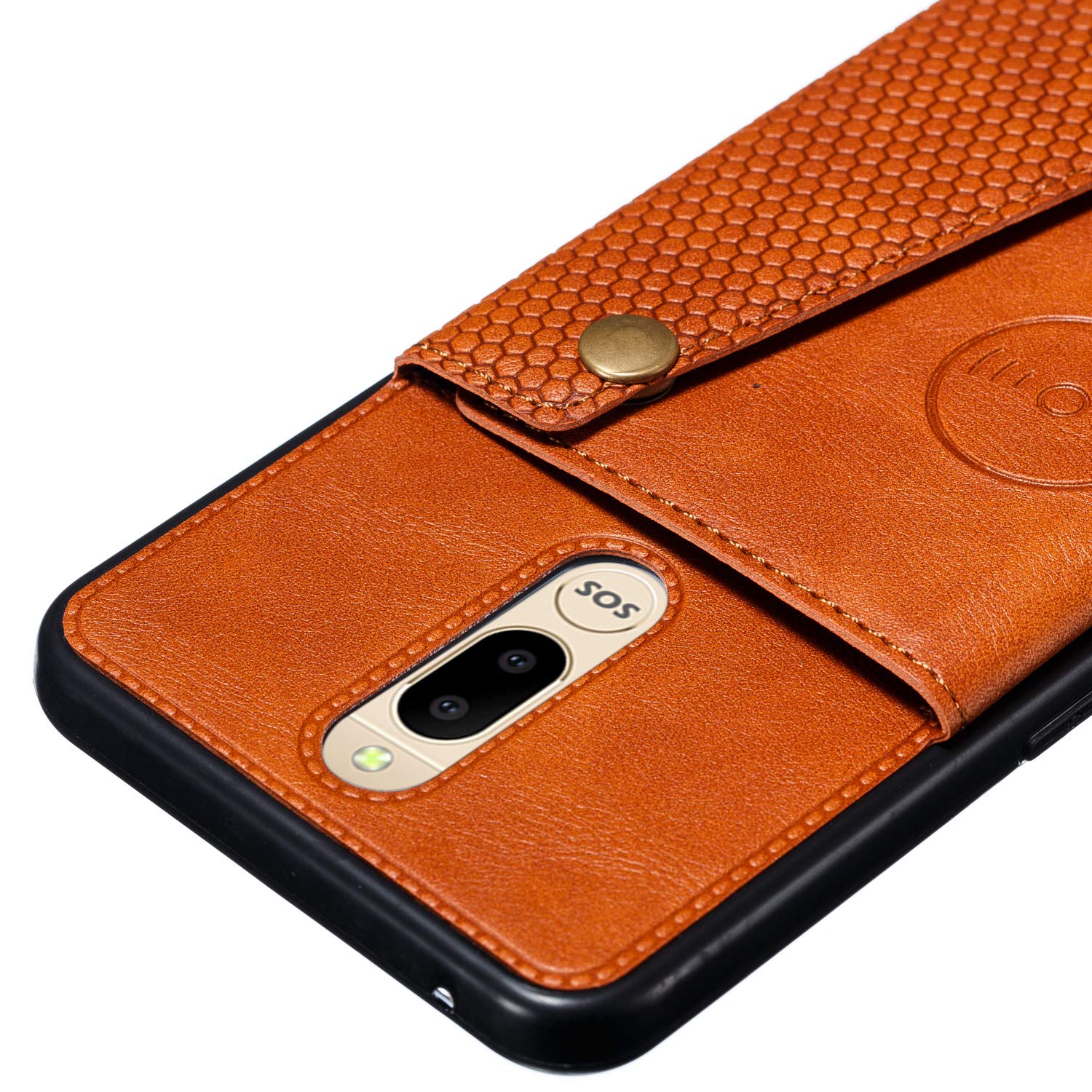 Oppo F11 Case with Card Slot - Premium Protective Cover for Oppo F11 CPH1911 CPH1913 (Brown) | Perfect for Everyday Use, Travel & Business