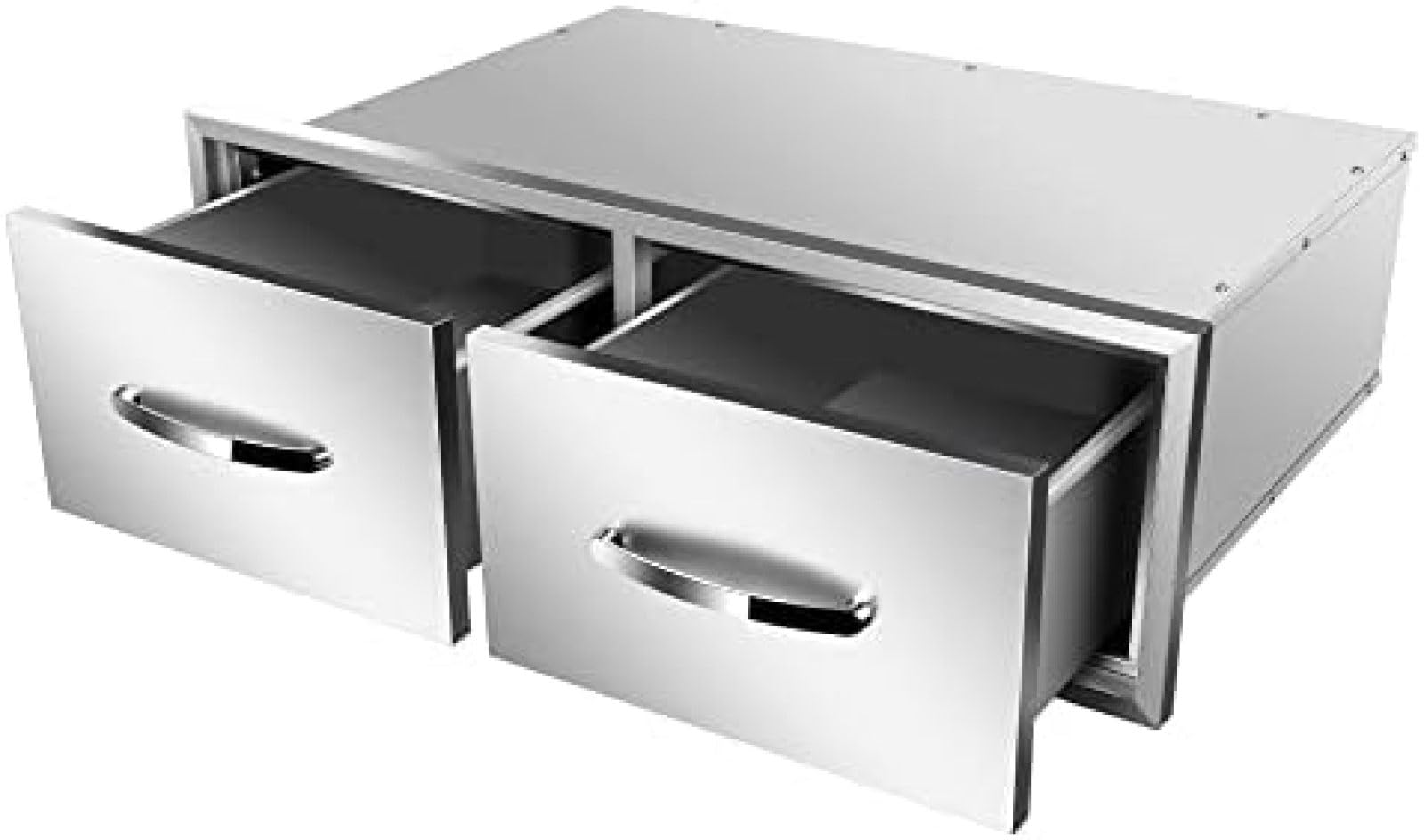 Stainless Steel BBQ Drawer for Outdoor Kitchen - 30Wx20Dx10H, Perfect for Grilling Station & BBQ Island