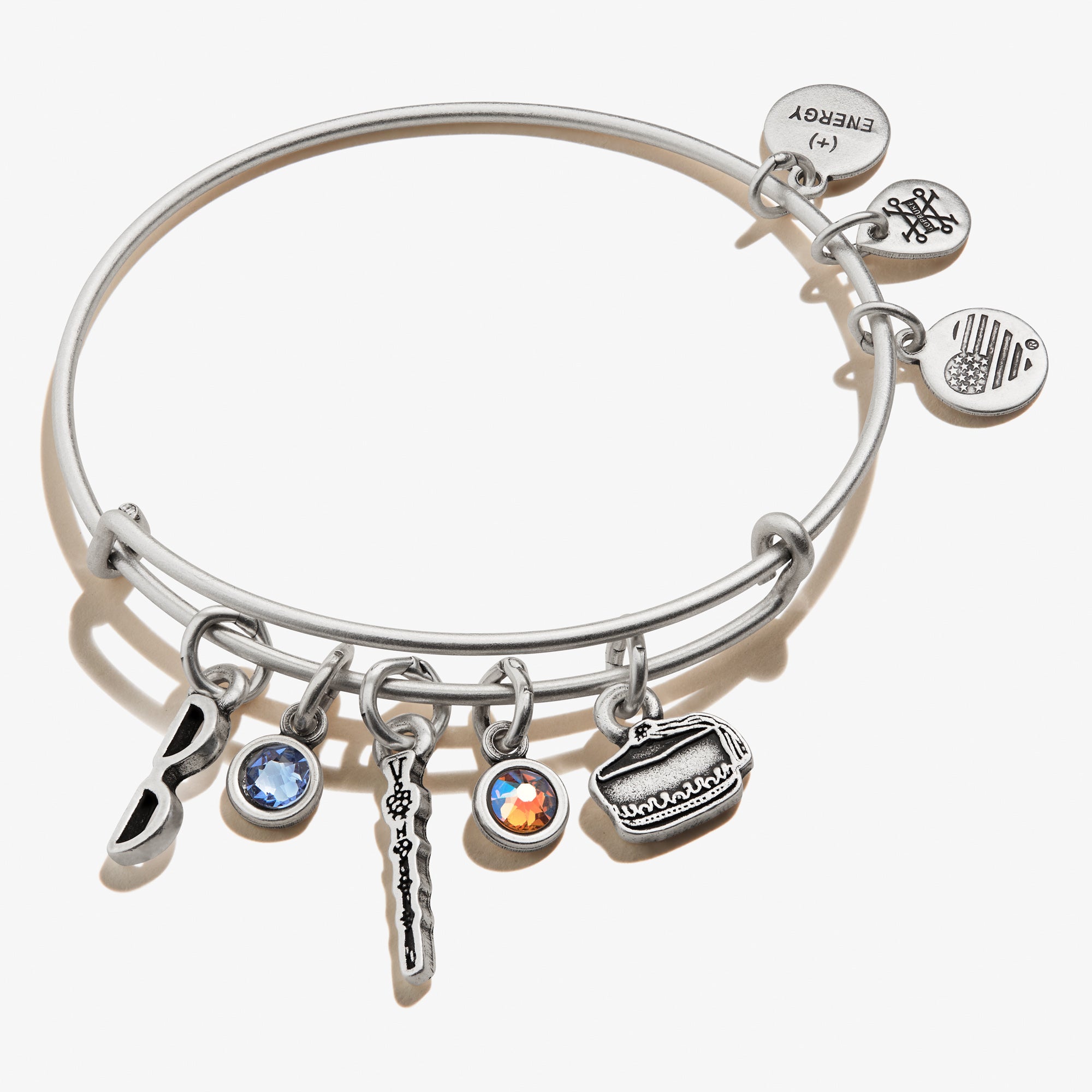 Harry Potter™ Albus Dumbledore Multi-Charm Bangle Bracelet - Perfect for Cosplay, Halloween Costumes & Wizarding World Fans