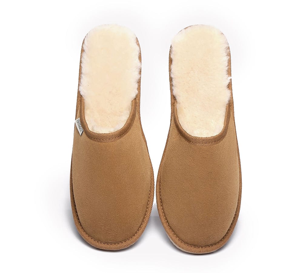 Authentic UGG® Slippers - Australian Made Sheepskin Wool Scuffs for Women & Men | Cozy Indoor/Outdoor House Shoes for Winter Comfort