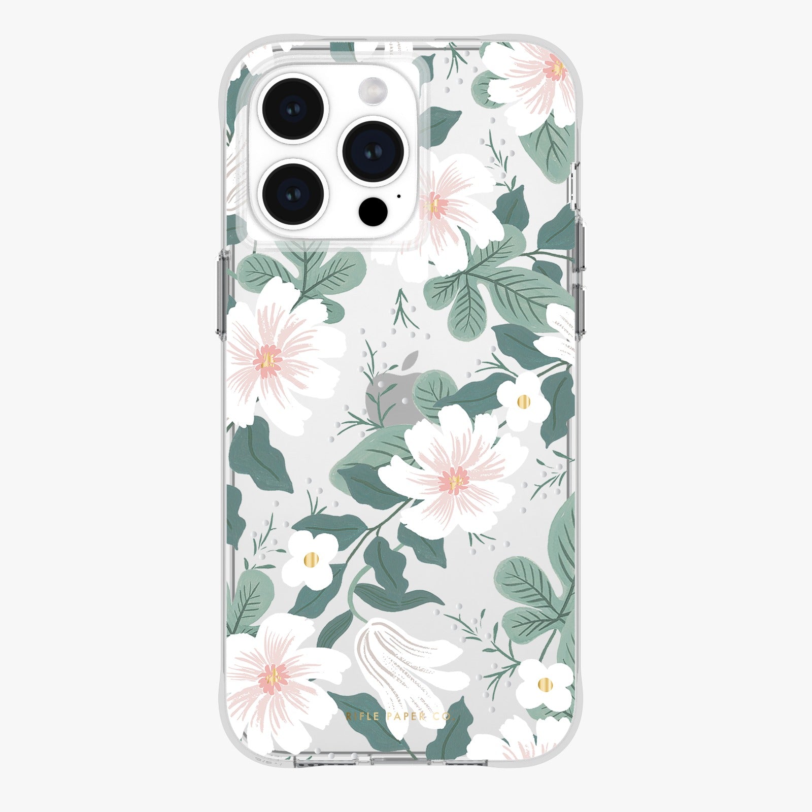 Case Mate Rifle Paper Co. Willow MagSafe Compatible iPhone 15 Pro Case - Floral Design Protective Phone Cover for Everyday Use, Travel & Work