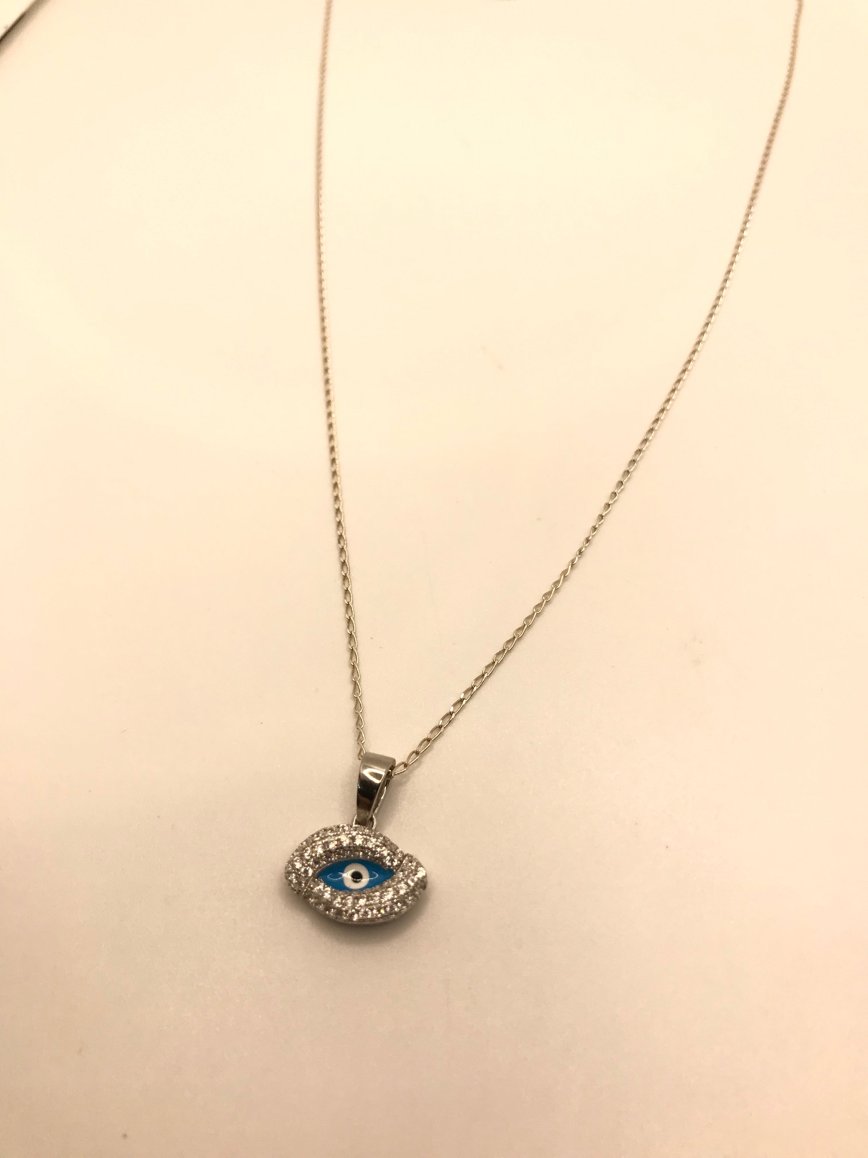925 Sterling Silver Evil Eye Necklace for Women - Protection Jewelry for Good Luck & Positive Energy | Perfect Gift for Birthday, Anniversary & Everyday Wear