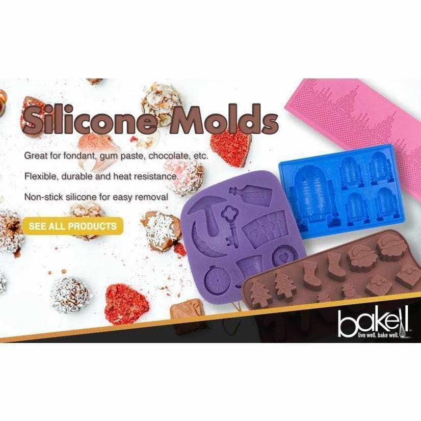 Bakell® Silicone Chocolate Melting Pouch - Heat, Pour, Cool & Store Container for Baking, Candy Making & DIY Crafts | Perfect for Chocolate Molds, Candy Storage & Cake Decorating