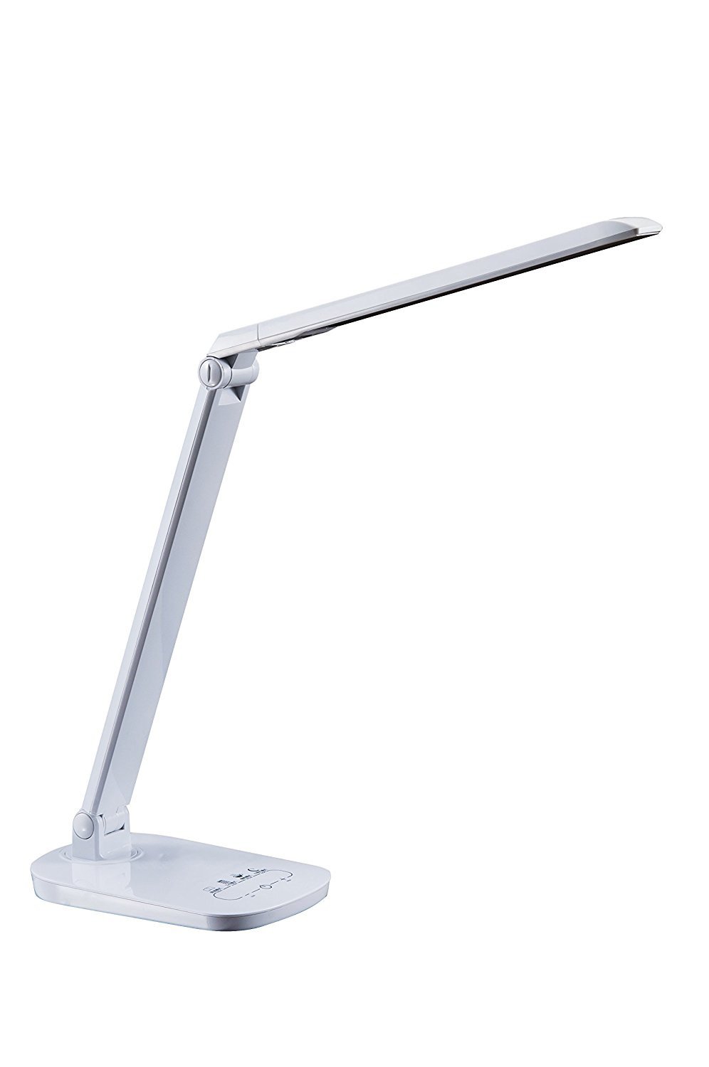 Uniware L5358WH Modern LED Desk Lamp with 4 Adjustable Brightness Levels & Flexible Arm - Perfect for Home Office, Study, Reading & Nightstand Lighting