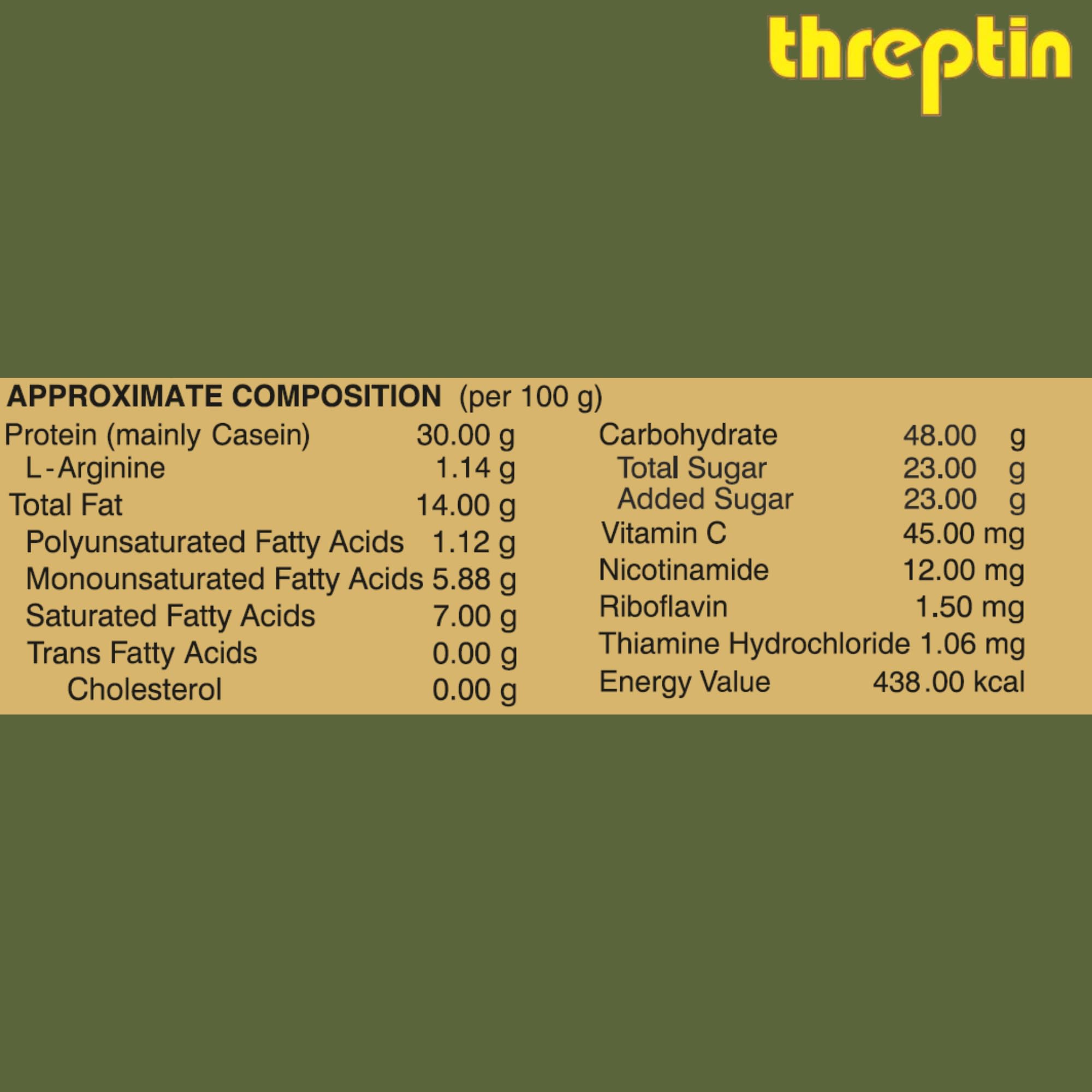 Threptin Protein Diskettes - High Protein Healthy Snacks for Men & Women (275g) | Casein Protein Enriched with Essential Vitamins, Minerals & Antioxidants | Vanilla Flavor | 100% Vegetarian | Perfect for Gym, Work & On-the-Go Nutrition