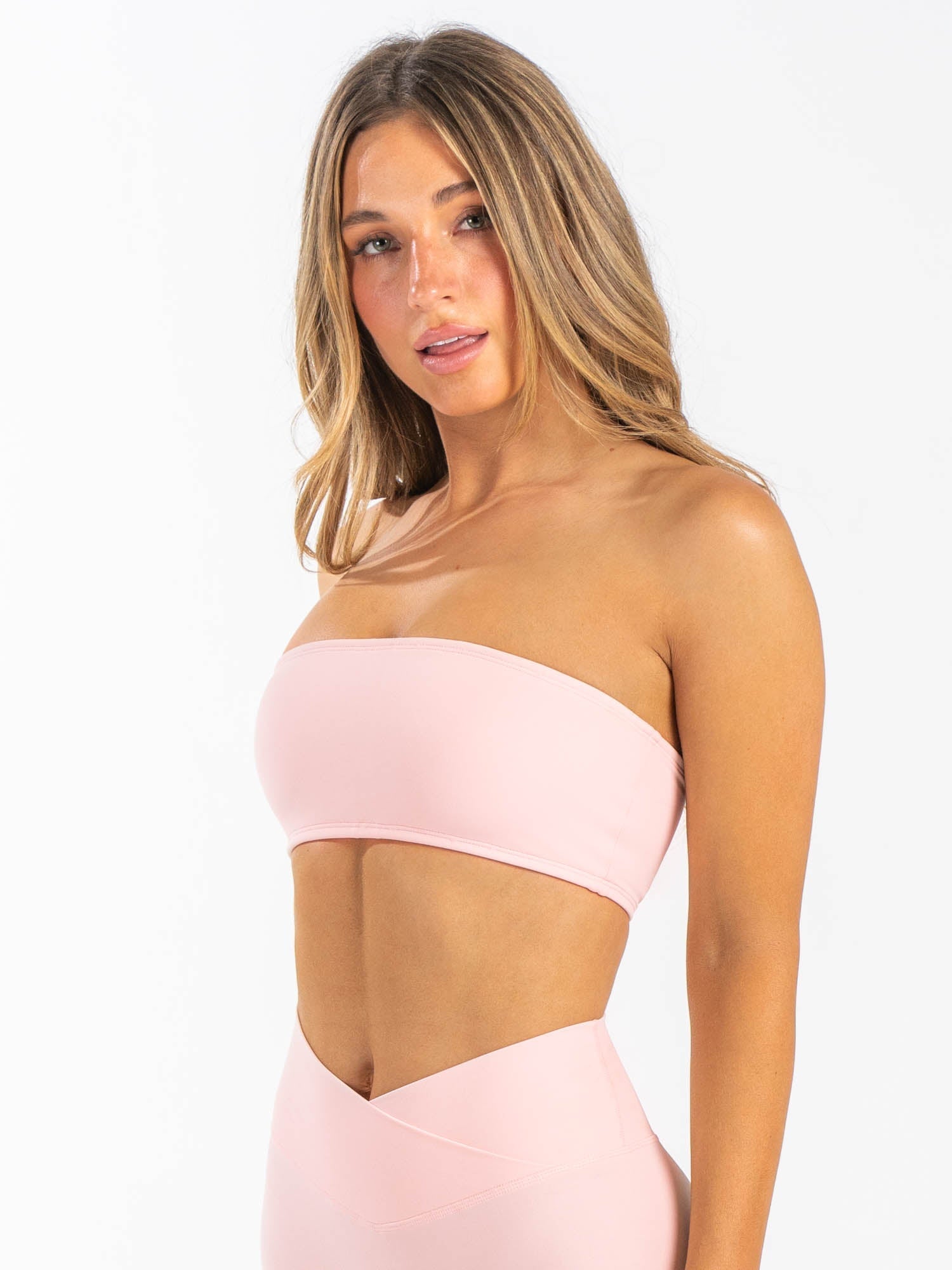 NKD Bandeau Bikini Top - Soft Pink Musk Scented for Women | Beachwear, Swimwear, Summer Fashion