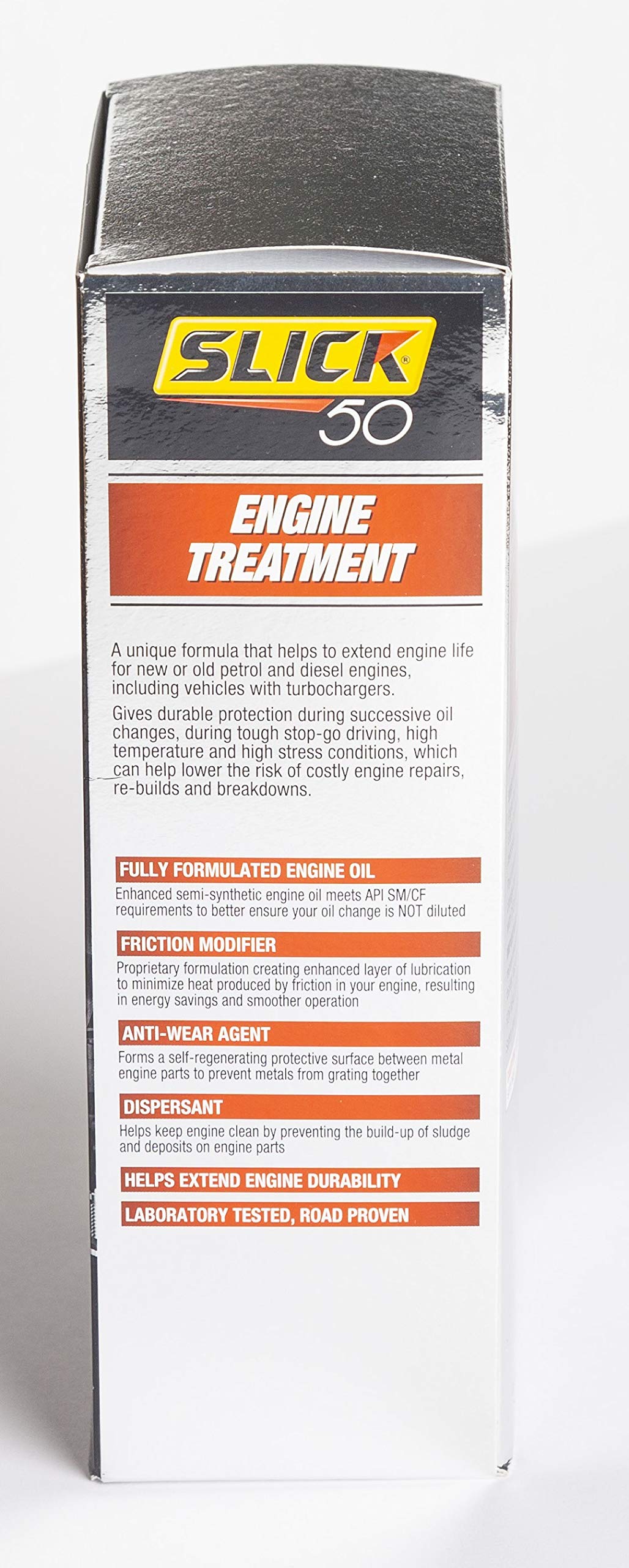 Slick 50 Engine Treatment 750ml - High Performance Engine Oil Additive for Cars, Trucks & Motorcycles | Reduces Friction & Extends Engine Life | Ideal for Daily Commuting, Long Road Trips & Heavy-Duty Use
