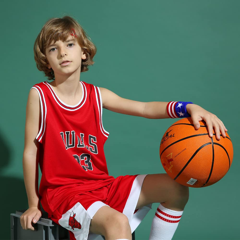 FUTERLY 2-Piece Boys Basketball Outfit - Sleeveless Jersey and Shorts Set for Kids Ages 4-14 | Youth Basketball Uniform for Training & Games | Perfect for School Teams, Summer Camps & Outdoor Sports