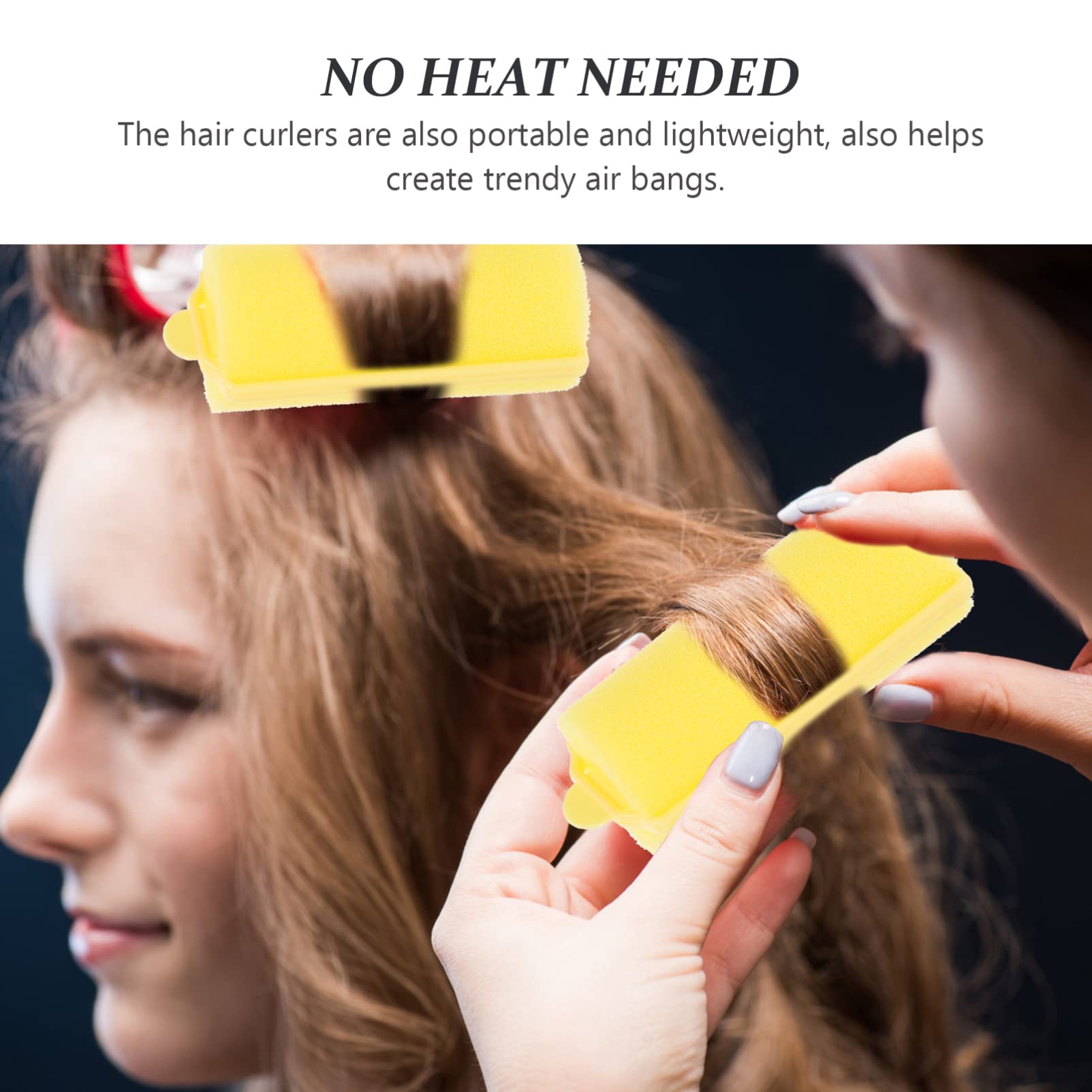 20pcs Sponge Hair Rollers for Heatless Curls - Soft Headband Hair Curling Rollers Set for Women & Girls - Perfect for Overnight Styling, Salon-Quality Waves at Home