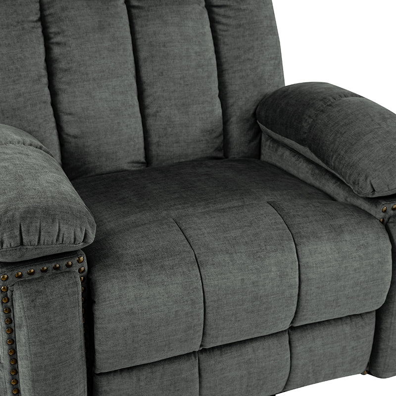 LuxComfort Power Lift Recliner Chair for Elderly - Heavy Duty Electric Reclining Sofa with Massage & Heat - Perfect for Living Room, Home Theater & Mobility Assistance