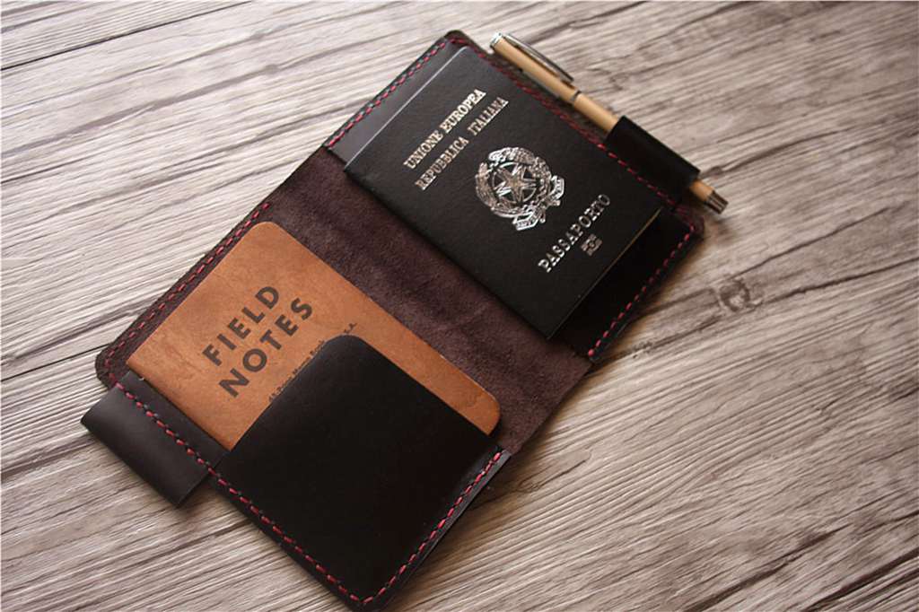 Luxury Designer Passport Holder - Genuine Leather Travel Wallet for Men & Women - Perfect for Airports, Vacations & Business Trips