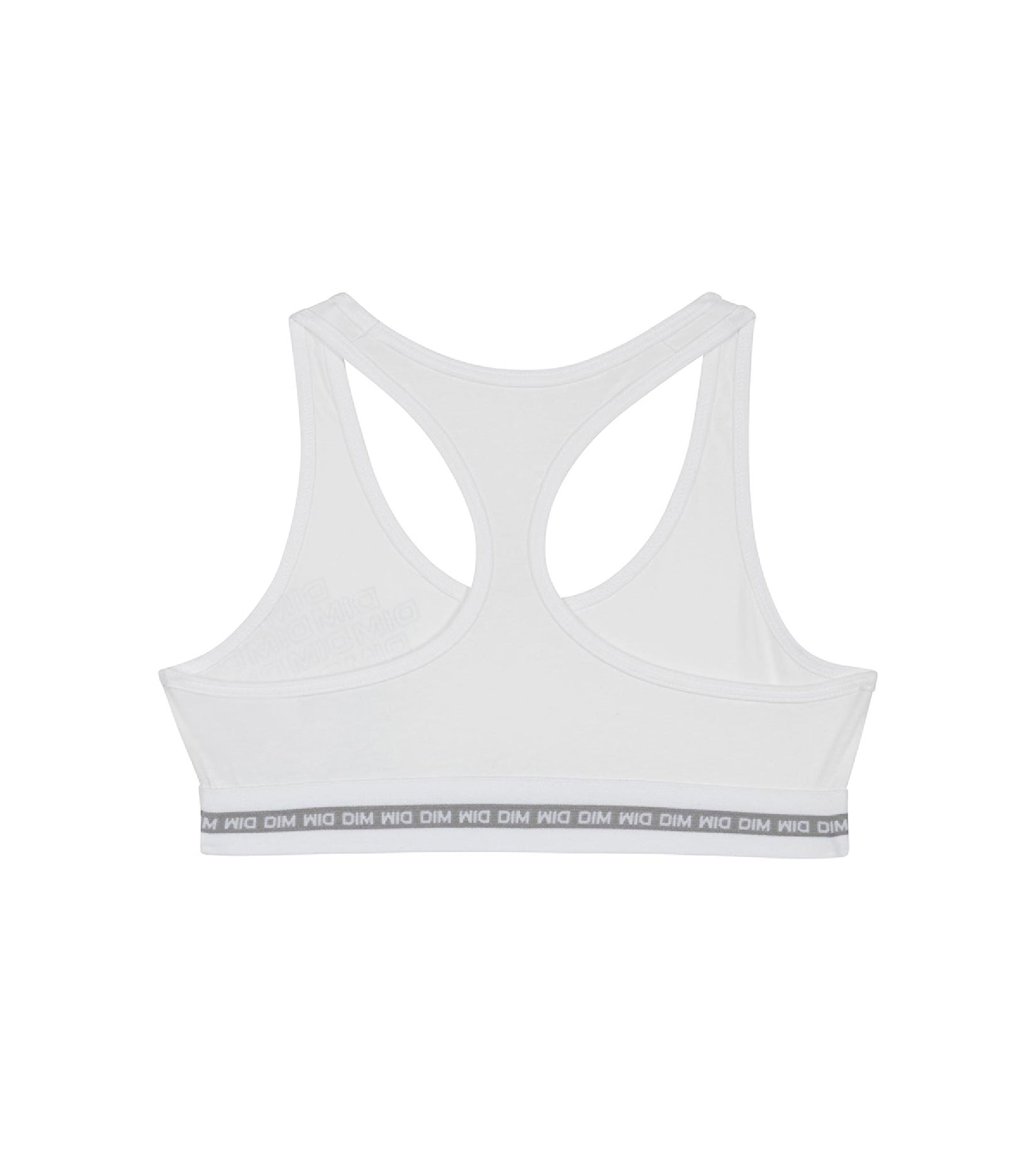 Dim Sport Girls' Cotton Stretch Sports Bra with Silver Prints - Comfortable & Breathable for Active Lifestyles, Gym, Yoga & Running
