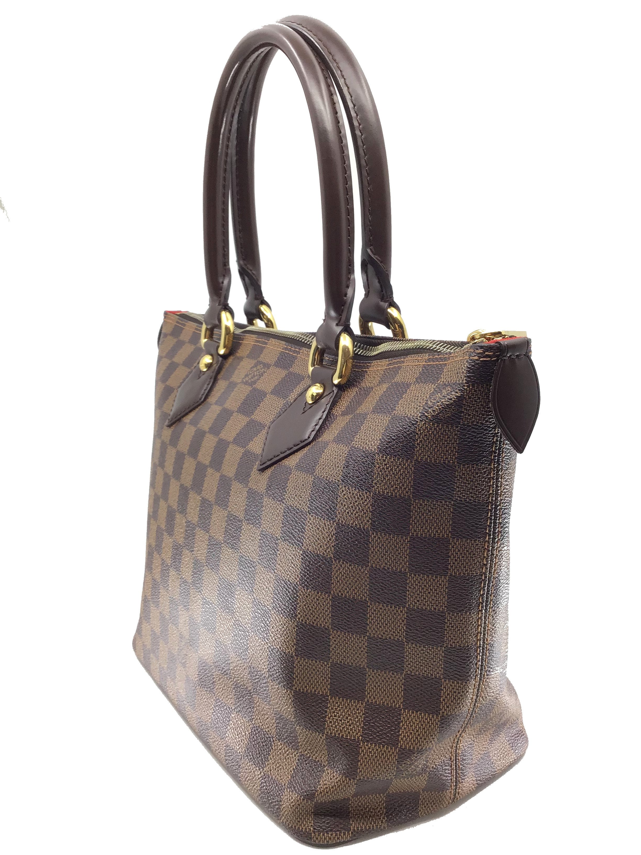 Authentic Louis Vuitton Damier Azur Saleya MM Tote Bag - Luxury Canvas Shoulder Handbag for Women, Perfect for Work, Travel & Everyday Use