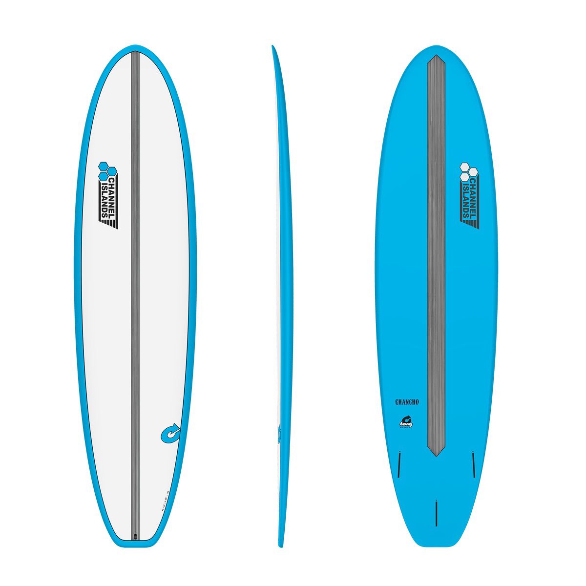 Channel Islands Torq Chancho 8'0 X Lite Surfboard - Lightweight Blue Performance Board for Waves & Beginners | Perfect for Beach Vacations & Surf Lessons