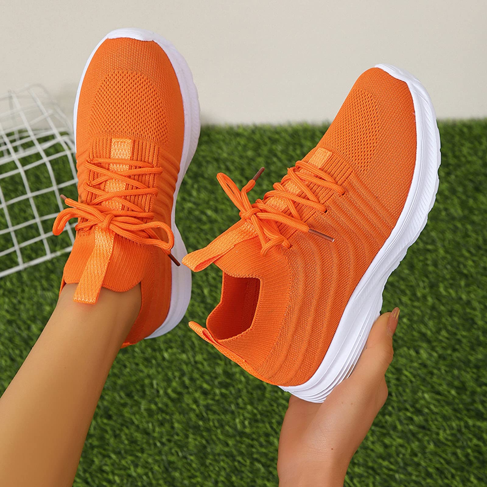 Women's Slip-On Walking Shoes - Lightweight Breathable Running Sneakers for Casual, Workout & Tennis | Perfect for Gym, Jogging & Daily Wear