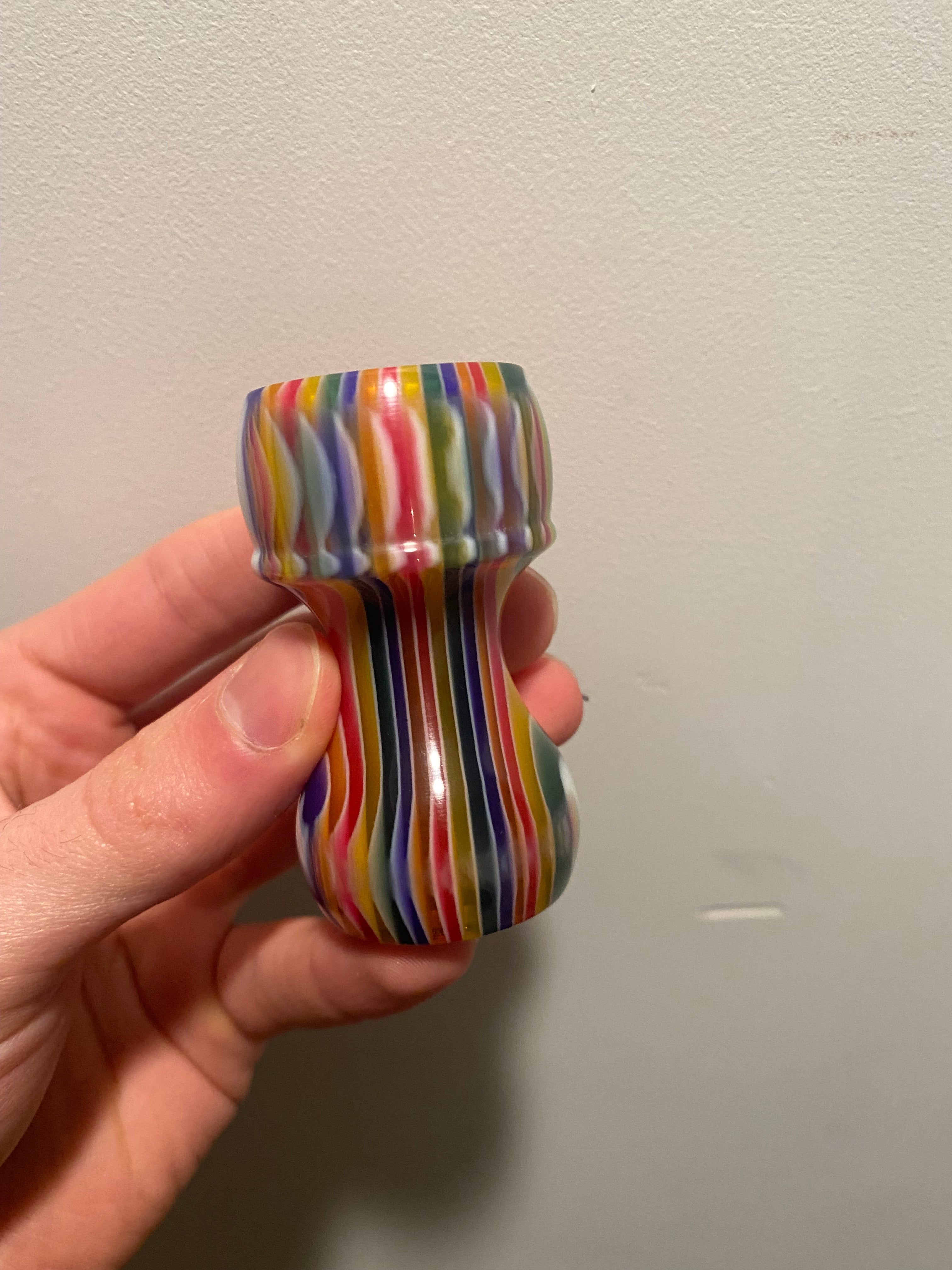 Premium Handcrafted Candy Stripe Shaving Brush Handle - Fits 24mm & 26mm Knots - Perfect for Wet Shaving & Grooming Kits - Factory Second Quality