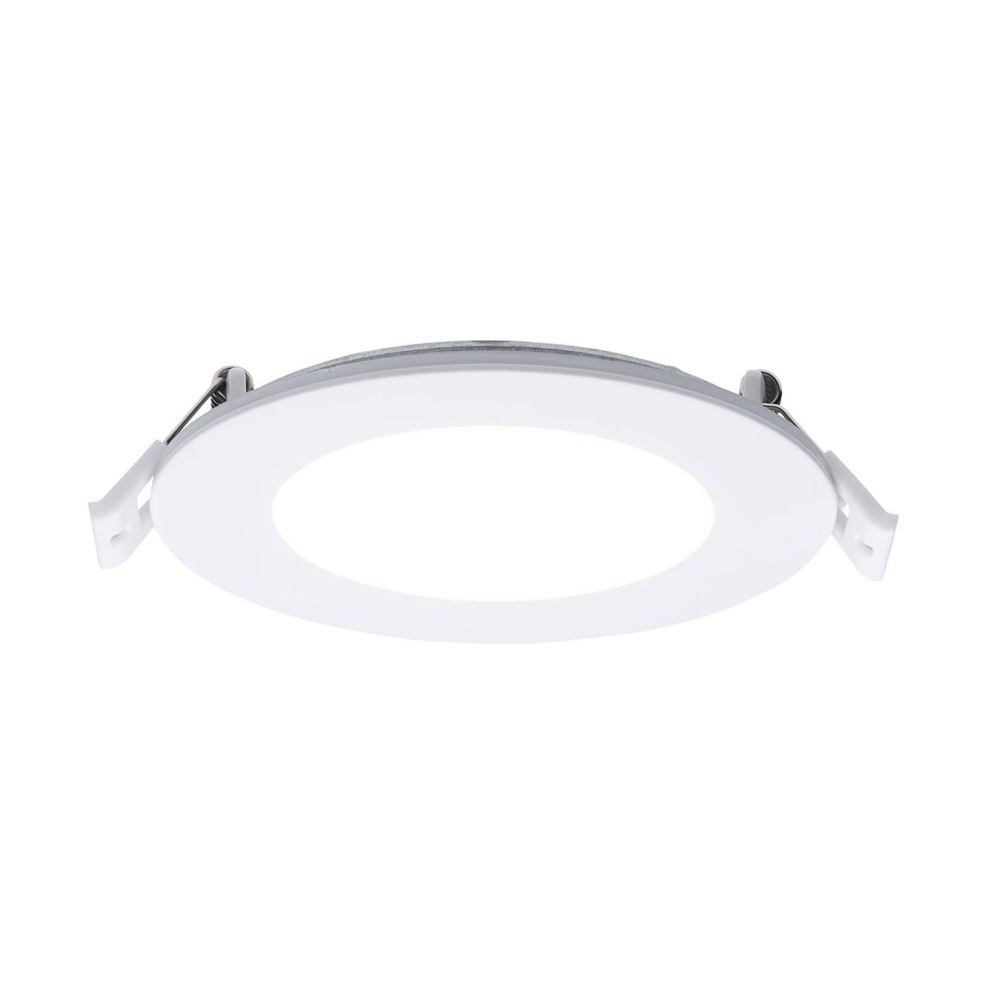 4 Inch LED Recessed Downlight with Night Light - 760 Lumens, Adjustable CCT (2700K-5000K), White Round Trim - Perfect for Bedroom, Kitchen & Living Room Lighting
