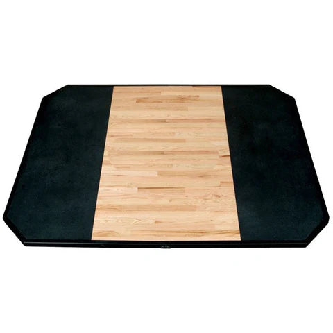 Premium York Solid Red Oak Lifting Platform - Heavy Duty Weightlifting Equipment for CrossFit & Home Gym Workouts