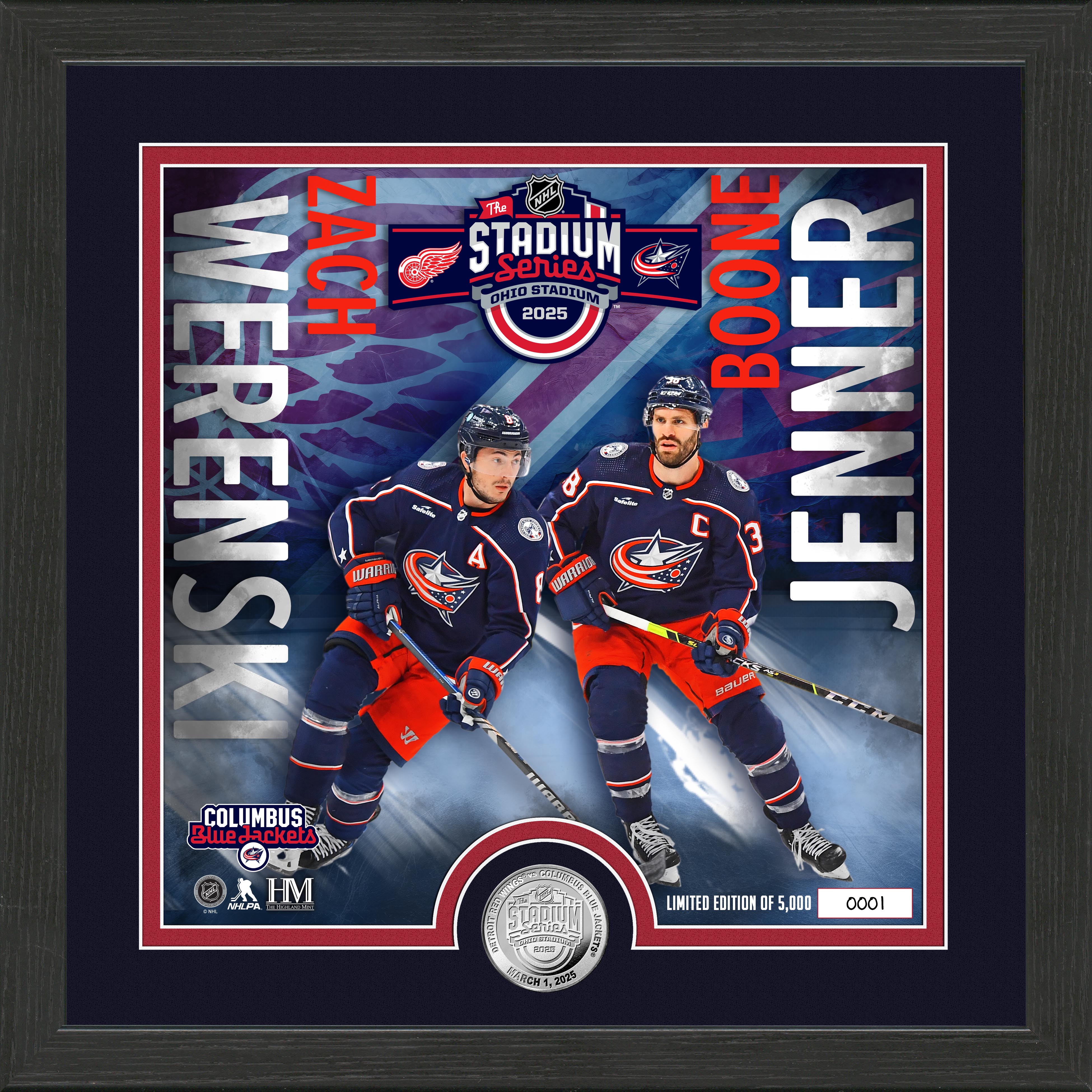 2025 NHL Stadium Series at Ohio Stadium - Columbus Blue Jackets Collectible Photo Mint - Perfect for Hockey Fans, Sports Memorabilia Collectors & Home Decor