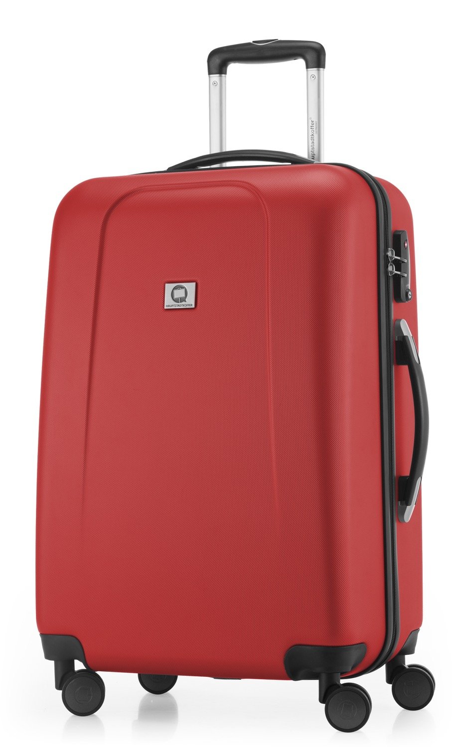 Premium Hauptstadtkoffer 3-Piece Luggage Set - Durable Spinner Suitcase with TSA Lock, Expandable Design, Lightweight & Stylish (Red) - Perfect for Business Travel, Family Vacations & International Trips