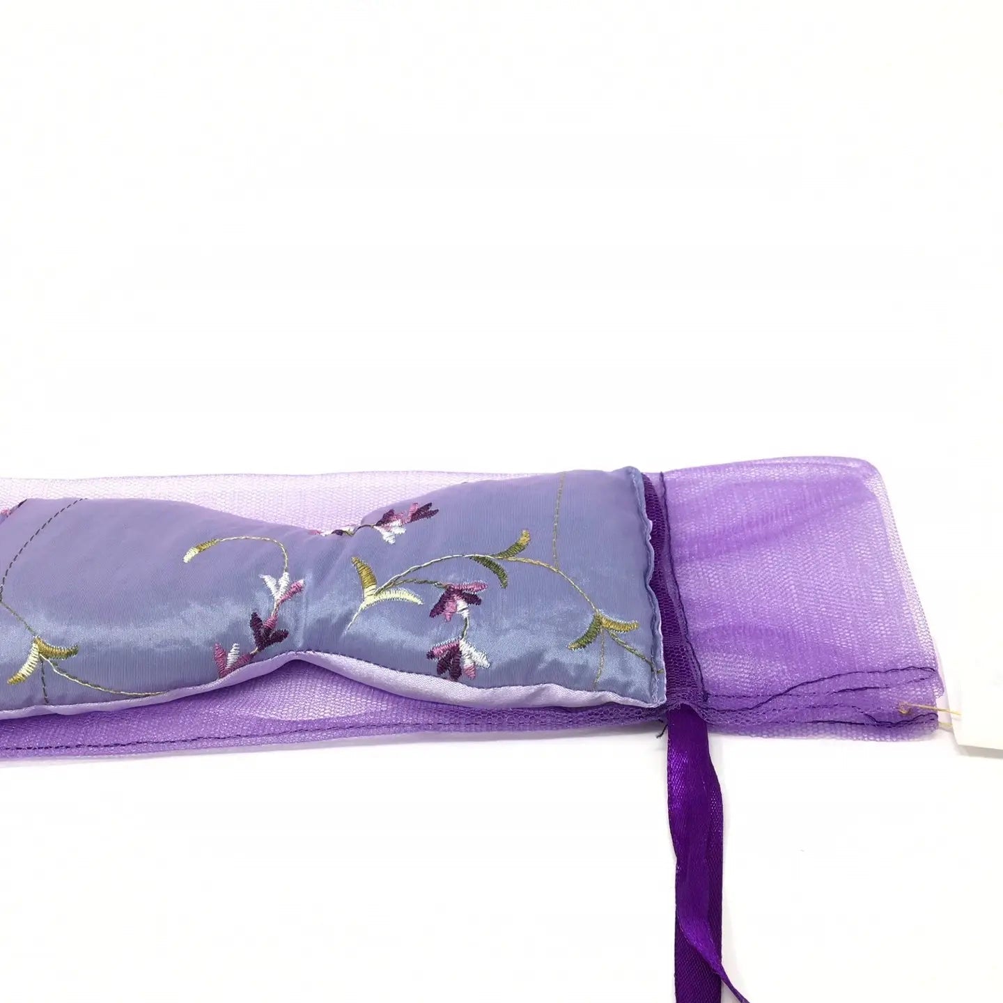 Lavender Scented Embroidered Eye Pillow for Relaxation & Sleep - Perfect for Stress Relief, Meditation, and Travel